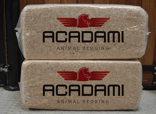 Acadami Wood Shavings wrapped up
