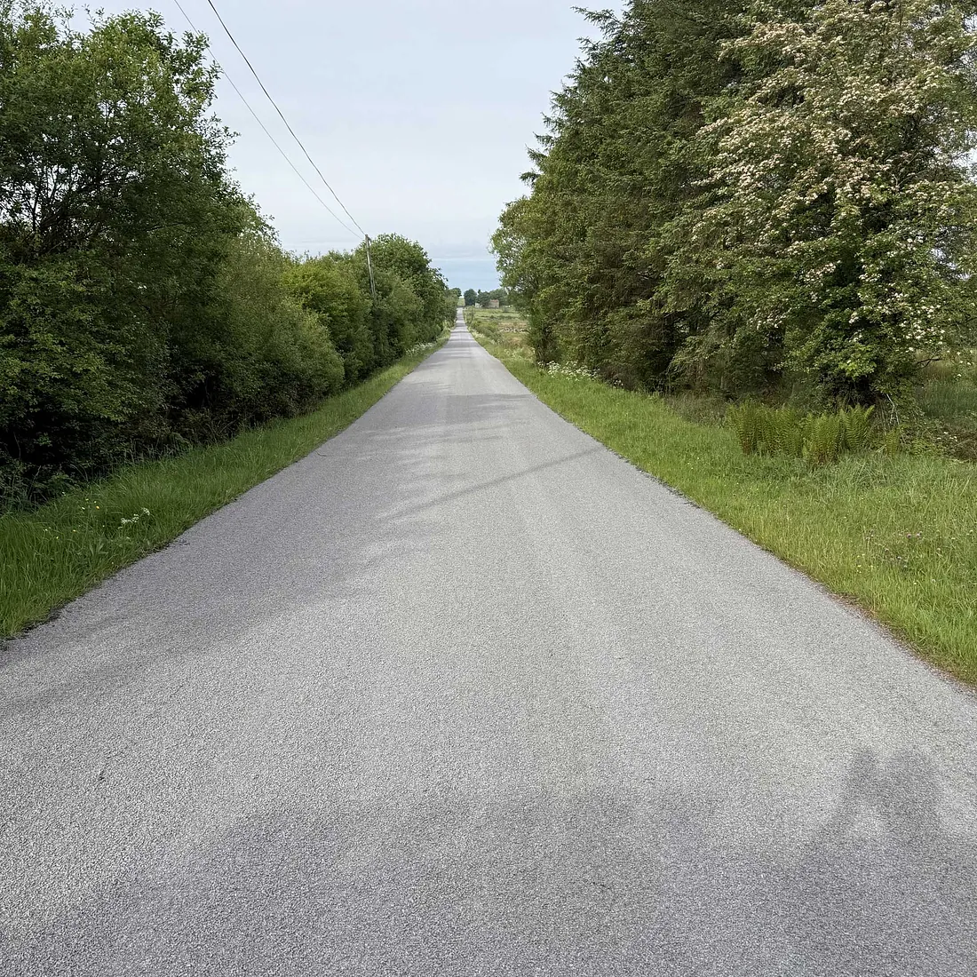 View of an open Irish road